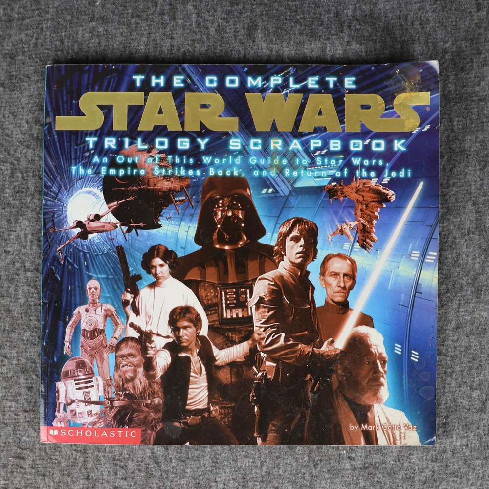 Vintage Complete Star Wars Trilogy Scrapbook Mark Cotta Vaz PB 1997 USA Sci-Fi